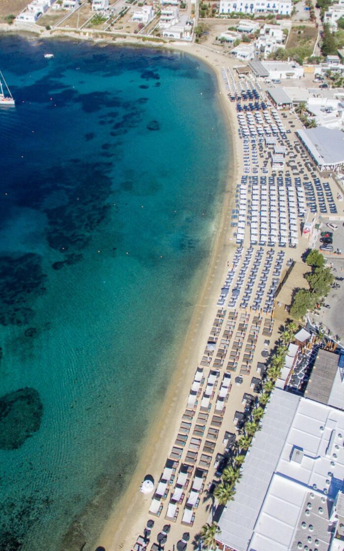 ornos beach mykonos pineapple house