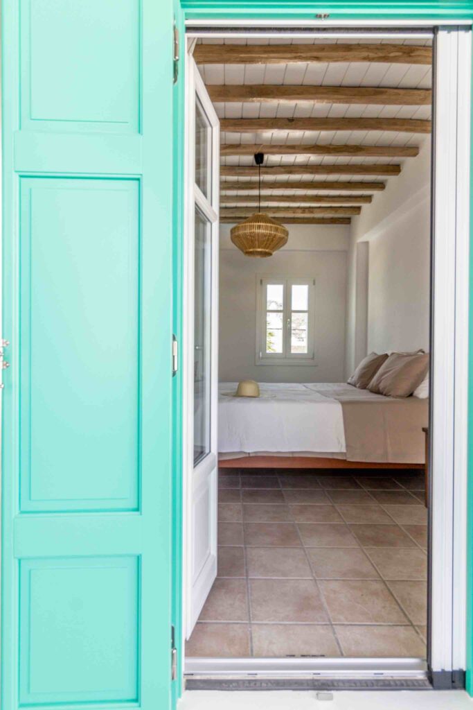 mykonos Hotel Room vs Vacation Home Rental details room