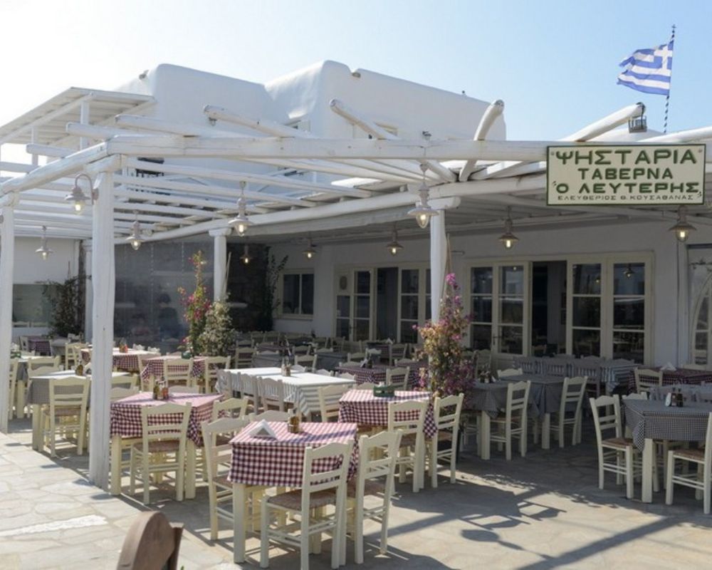lefteris grillhouse mykonos ornos